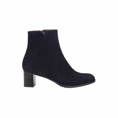 Brunate Daily Chic Women's Ankle Boots Navy | 85QBWNDPX