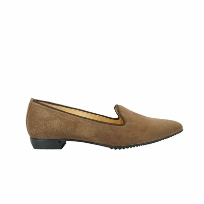 Brunate Pointy Slipper Style Flat Women's Flat Shoes Brown | 96RMBQVGZ