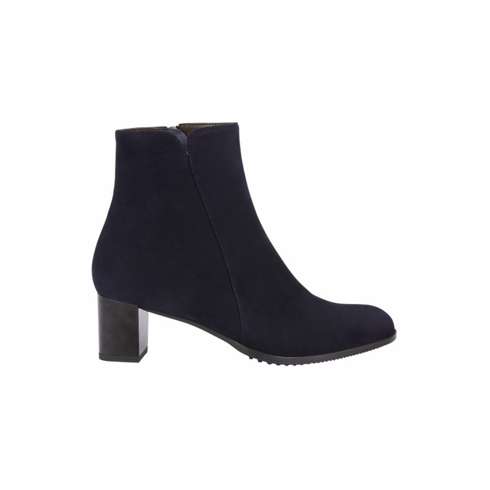 Brunate Daily Chic Women\'s Ankle Boots Navy | 85QBWNDPX