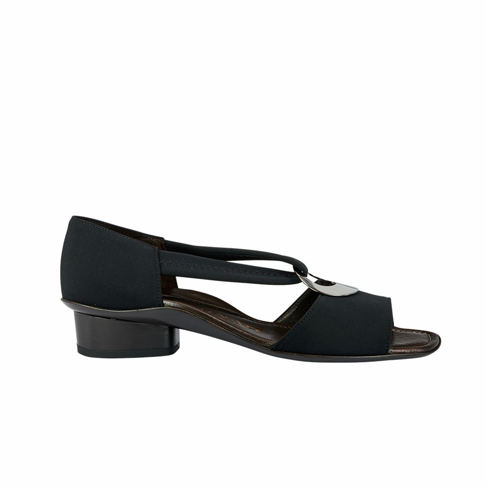 Brunate Iconic Sandal With Ring Women's Sandals Black | 17QNTBIOZ