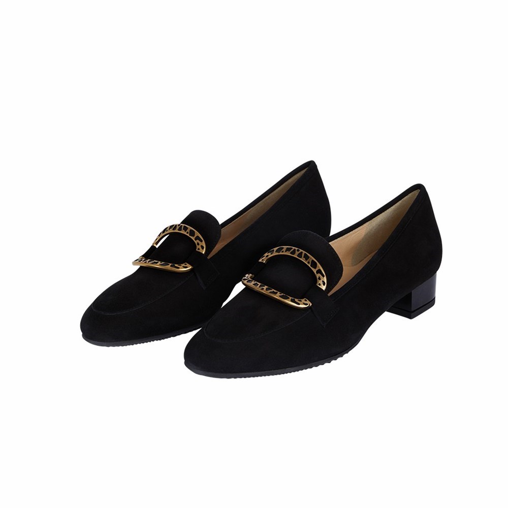 Brunate Loafer With Accessory Women's Flat Shoes Brown | 93KMNDPCI