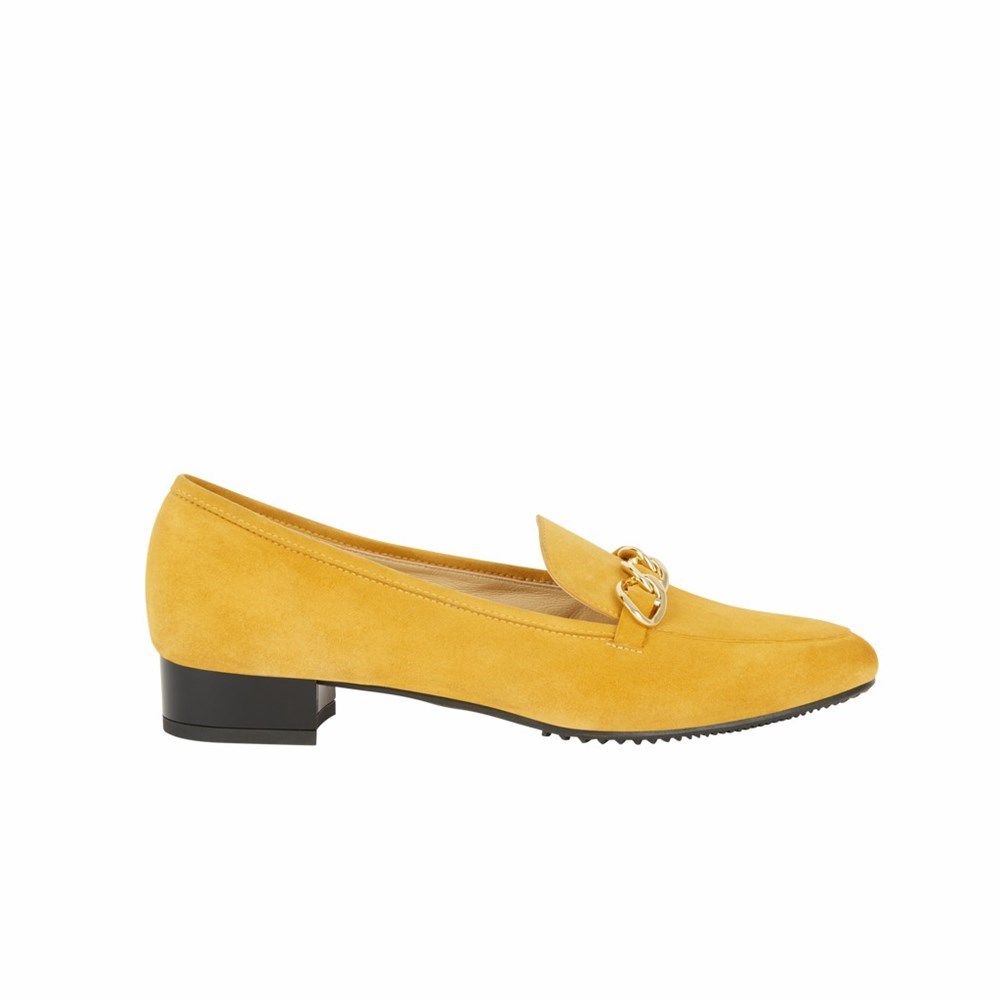 Brunate Loafer Women\'s Pumps Yellow | 70BAJMPRT