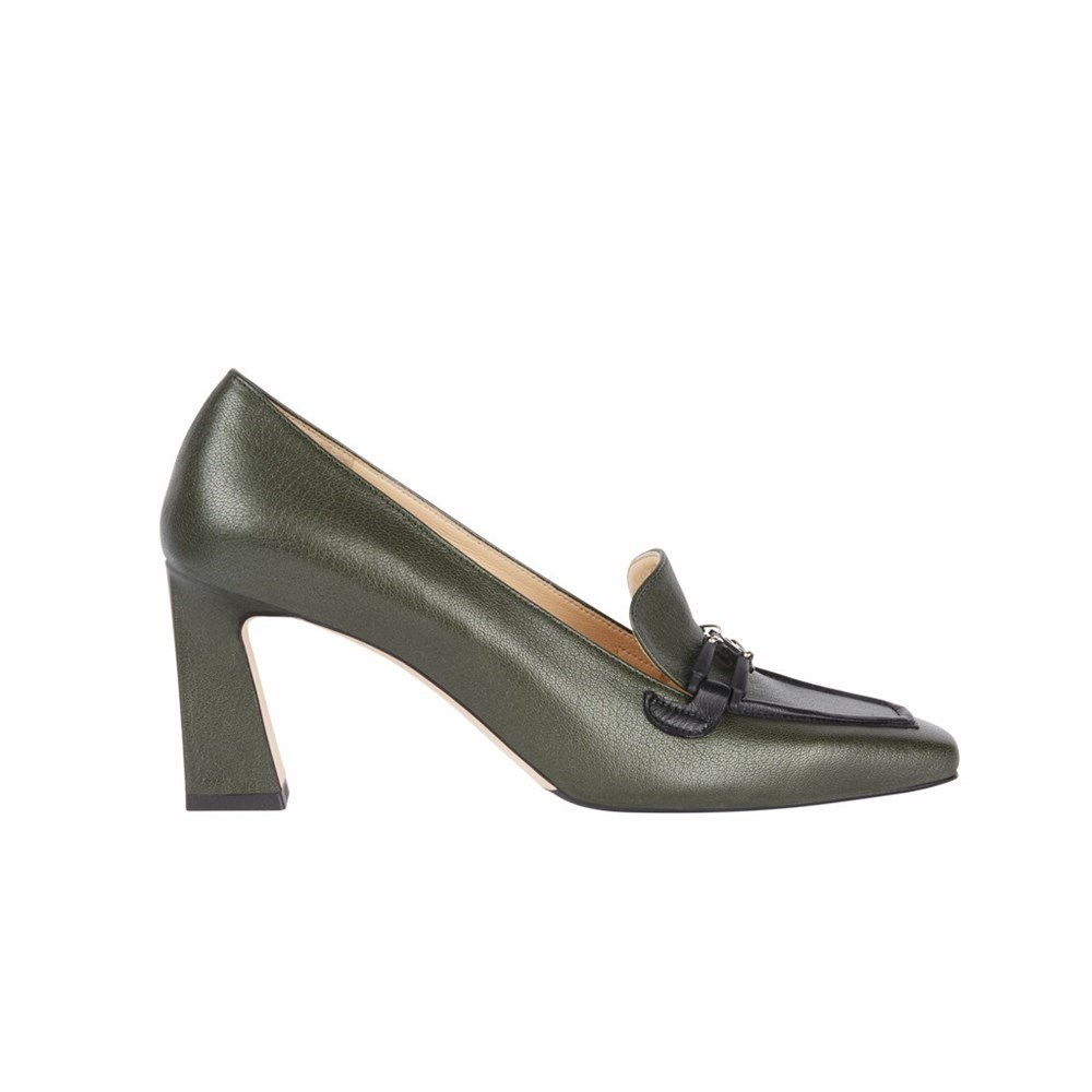 Brunate Metallic Accessory Women's Pumps Brown | 56BUCTNEH