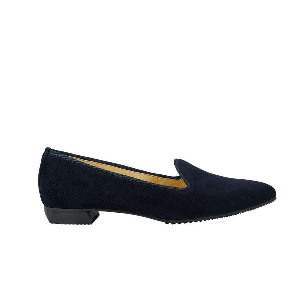 Brunate Pointy Slipper Style Flat Women's Flat Shoes Blue | 39LUZXNVE