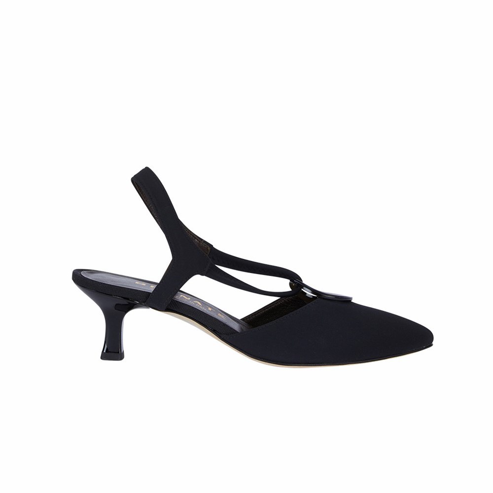 Brunate Slingback With Ring Women's Pumps Black | 58SPMHXKA