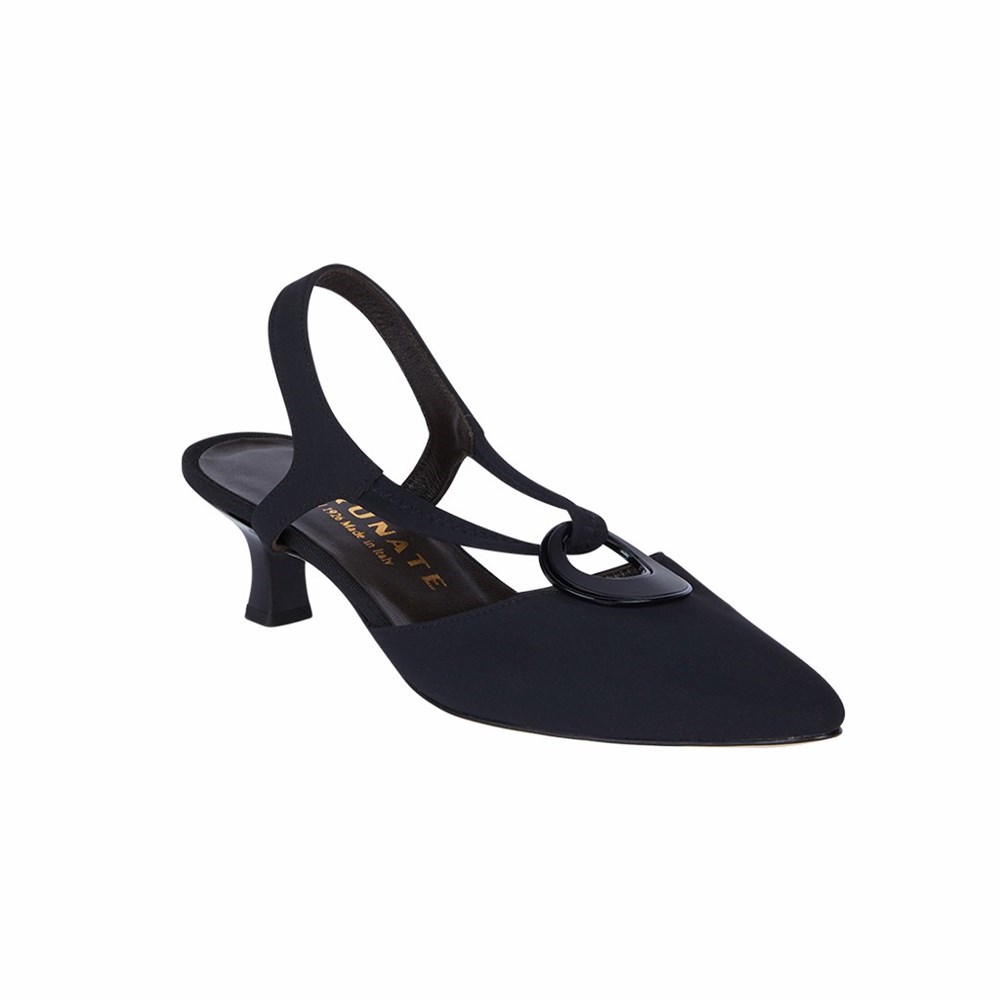 Brunate Slingback With Ring Women's Pumps Black | 58SPMHXKA