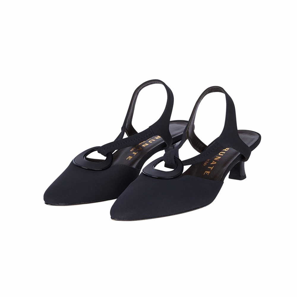 Brunate Slingback With Ring Women's Pumps Black | 58SPMHXKA