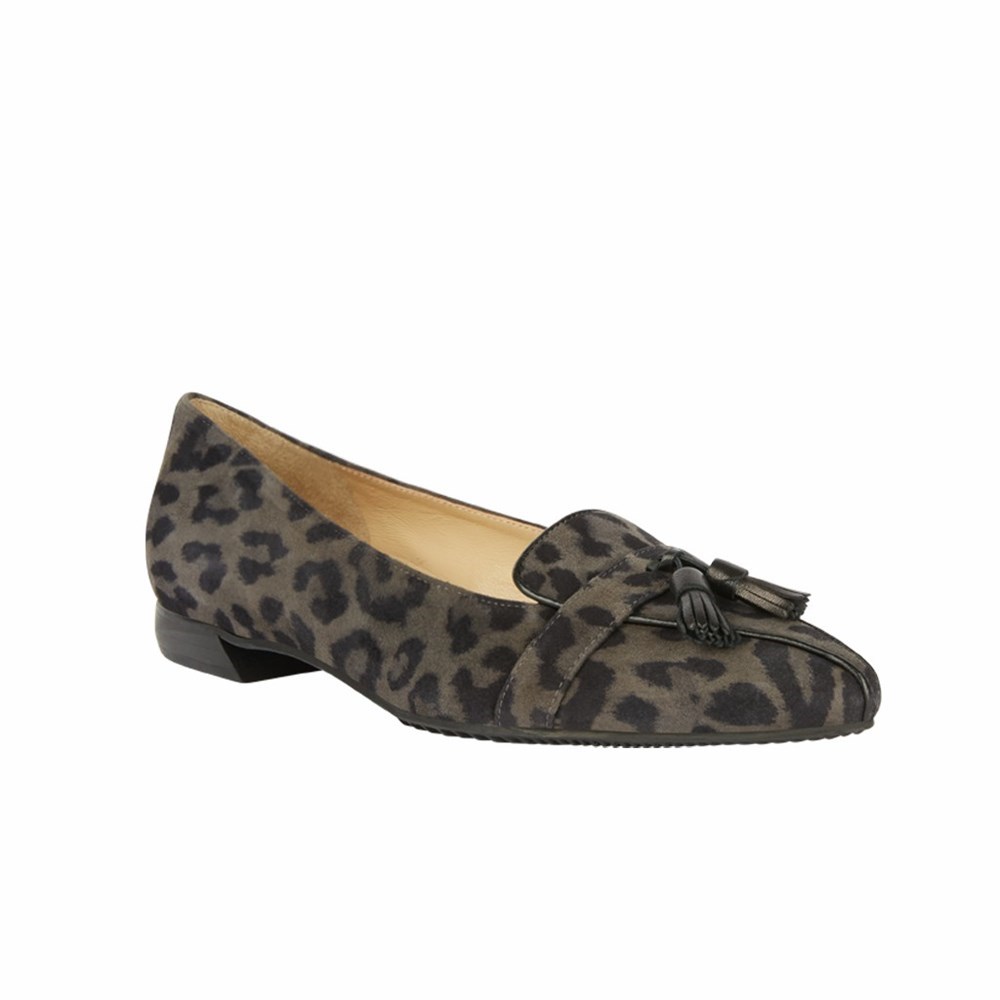 Brunate Slipper Women's Flat Shoes Leopard | 09BHCEMKV