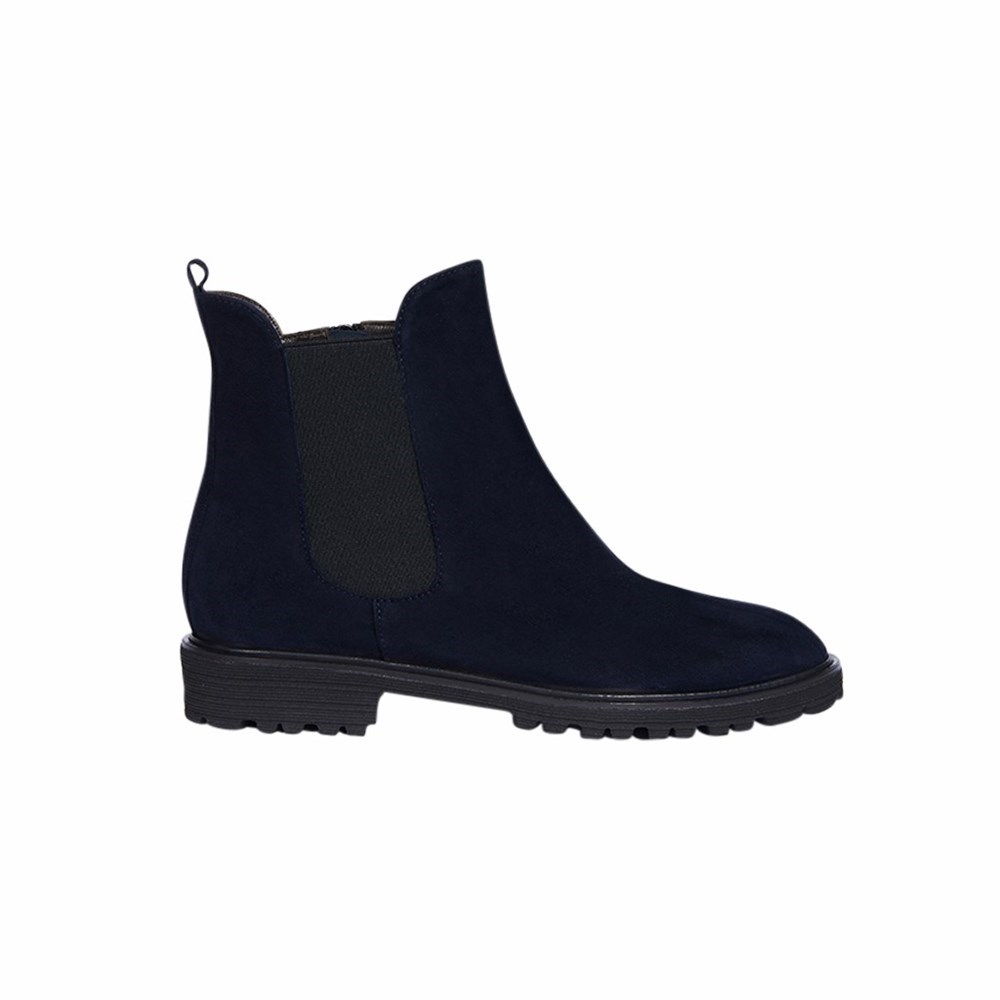 Brunate Sporty Chelsea Women's Ankle Boots Black | 65VXOUSQR