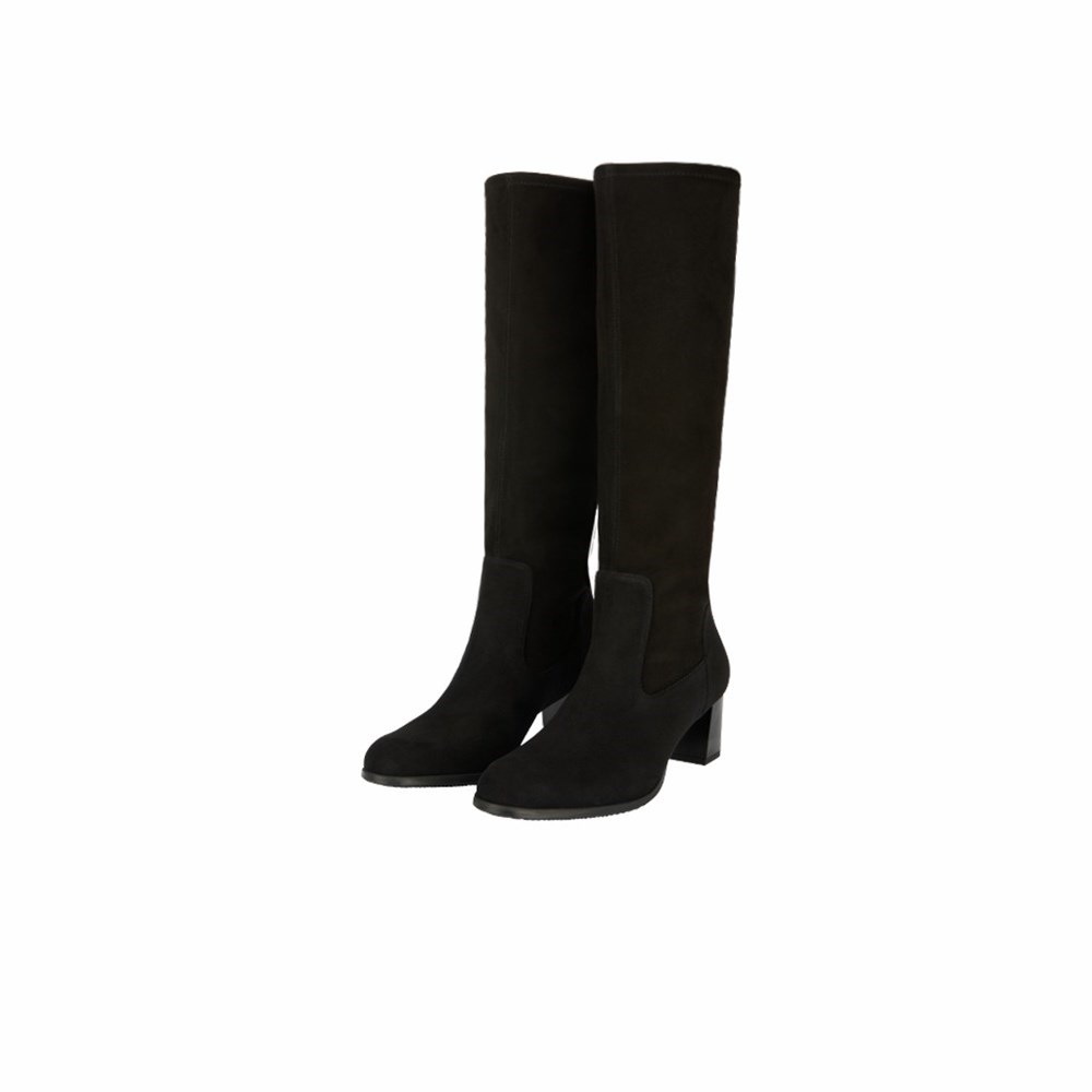 Brunate Stretch Boot Women's Knee High Boots Black | 78QEYNRGT