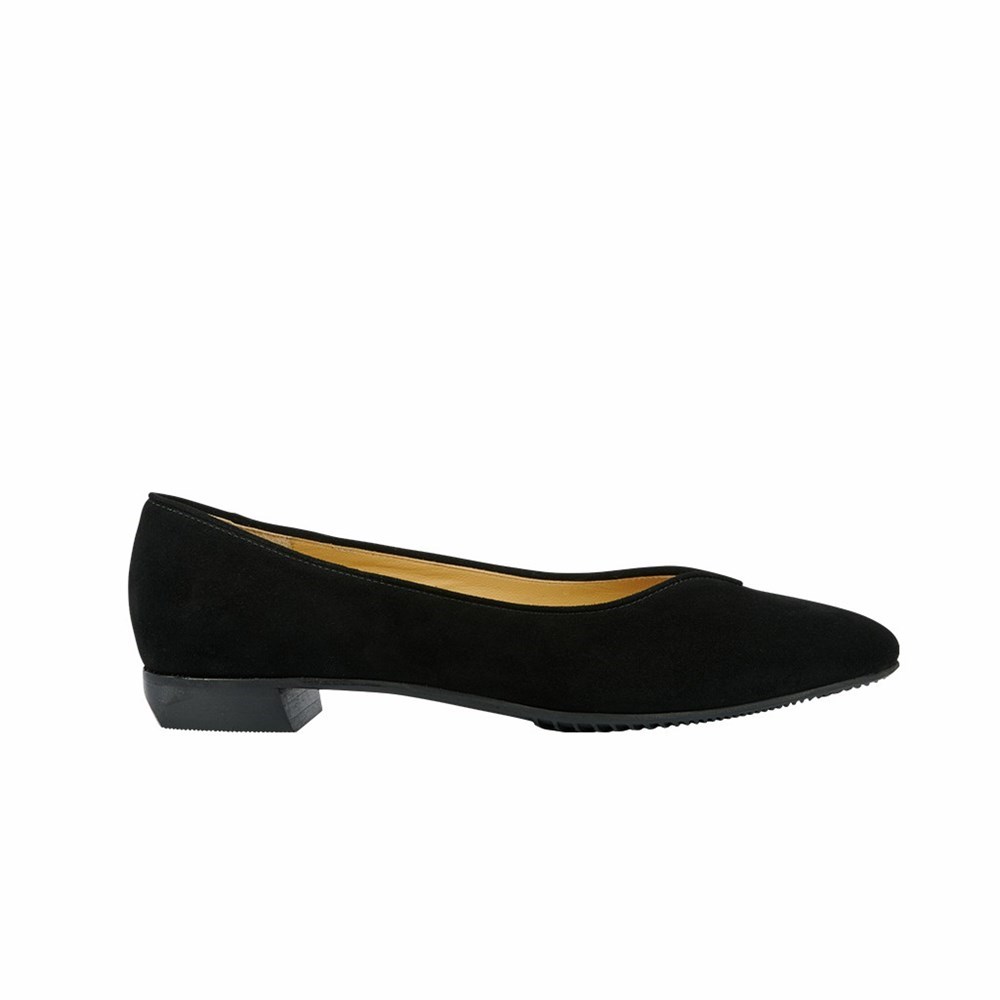 Brunate Timeless Ballerina Women's Flat Shoes Black | 94UMQVKSJ