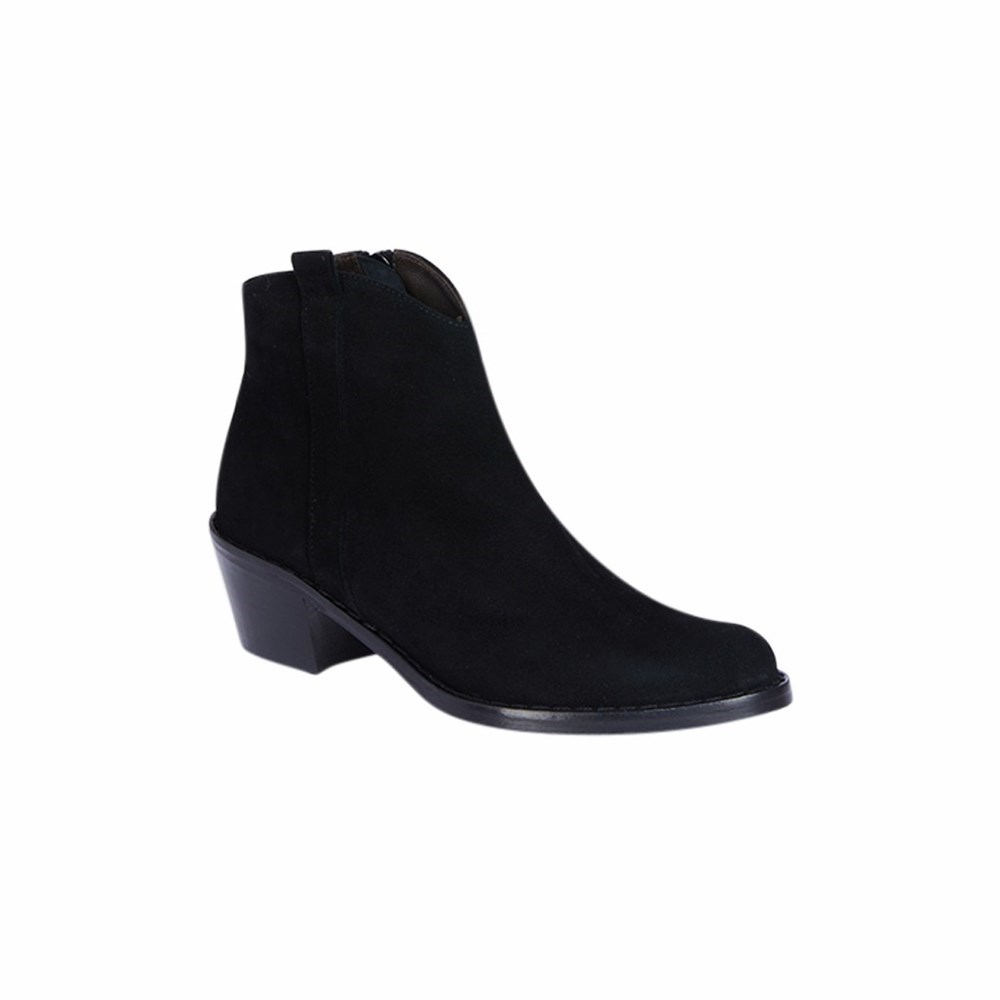 Brunate Western Boot Women's Ankle Boots Black | 47YRALVWC